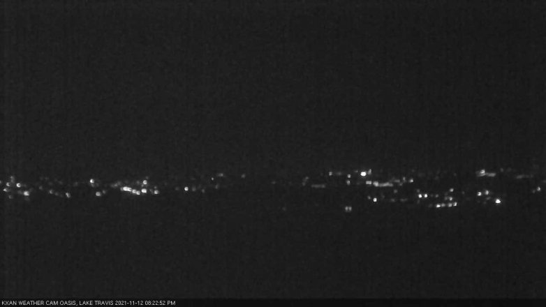 Lake Travis webcam, November 12, 2021 8:25 PM CT