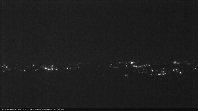 Lake Travis webcam, November 12, 2021 10:25 PM CT