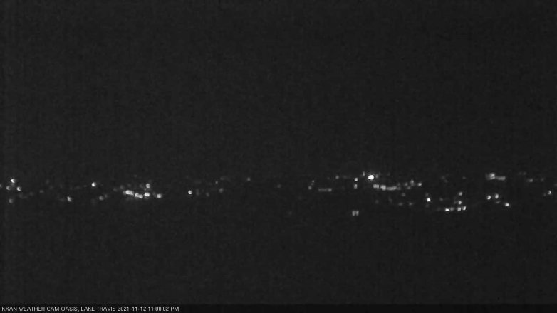 Lake Travis webcam, November 12, 2021 11:00 PM CT