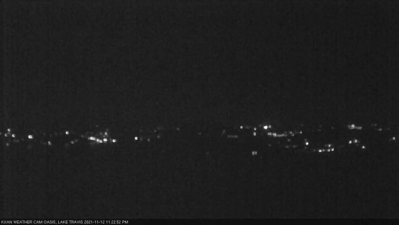 Lake Travis webcam, November 12, 2021 11:25 PM CT