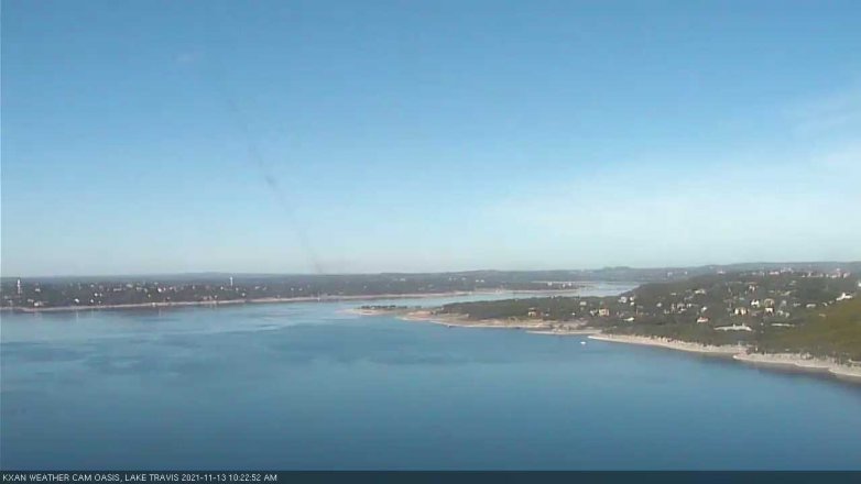 Lake Travis webcam, November 13, 2021 10:25 AM CT