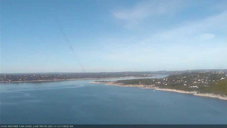Lake Travis webcam, November 13, 2021 11:00 AM CT
