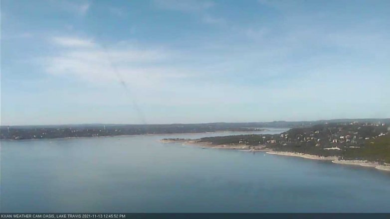 Lake Travis webcam, November 13, 2021 12:45 PM CT