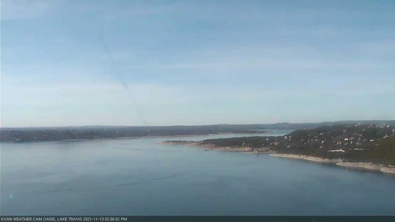 Lake Travis webcam, November 13, 2021 2:00 PM CT