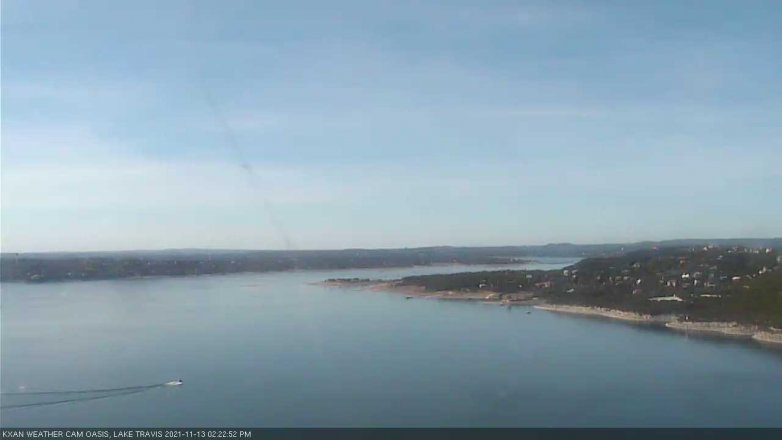 Lake Travis webcam, November 13, 2021 2:25 PM CT