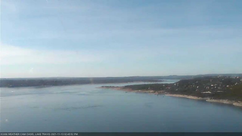 Lake Travis webcam, November 13, 2021 2:45 PM CT