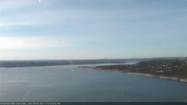 Lake Travis webcam, November 13, 2021 3:25 PM CT