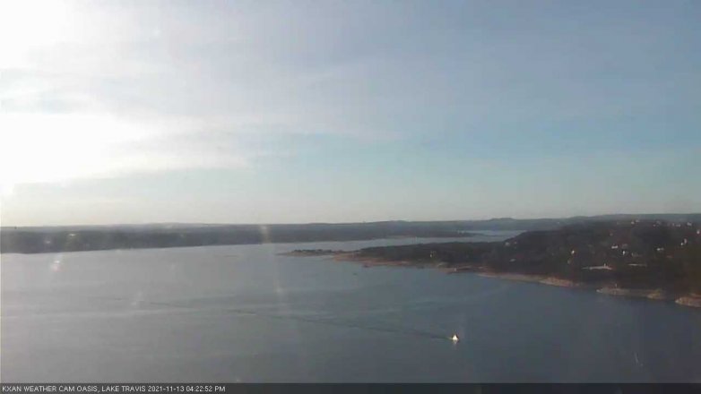 Lake Travis webcam, November 13, 2021 4:25 PM CT