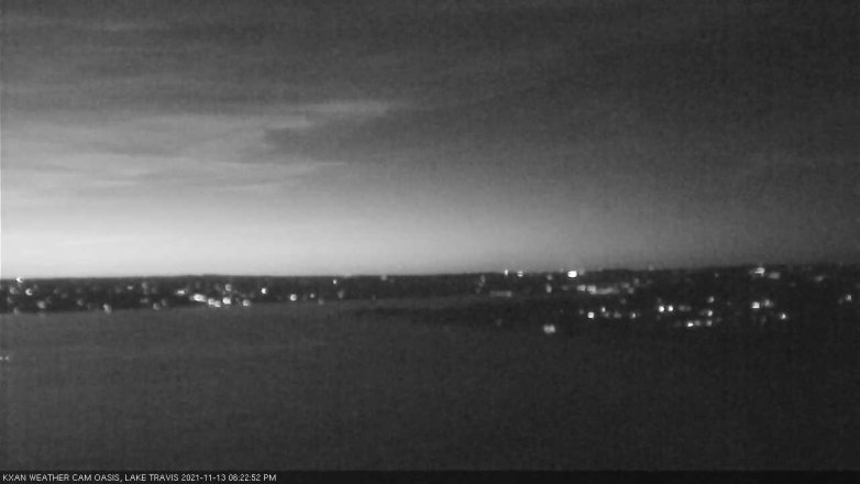 Lake Travis webcam, November 13, 2021 6:25 PM CT
