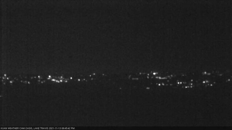 Lake Travis webcam, November 13, 2021 6:45 PM CT
