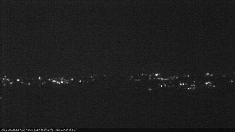 Lake Travis webcam, November 13, 2021 8:00 PM CT