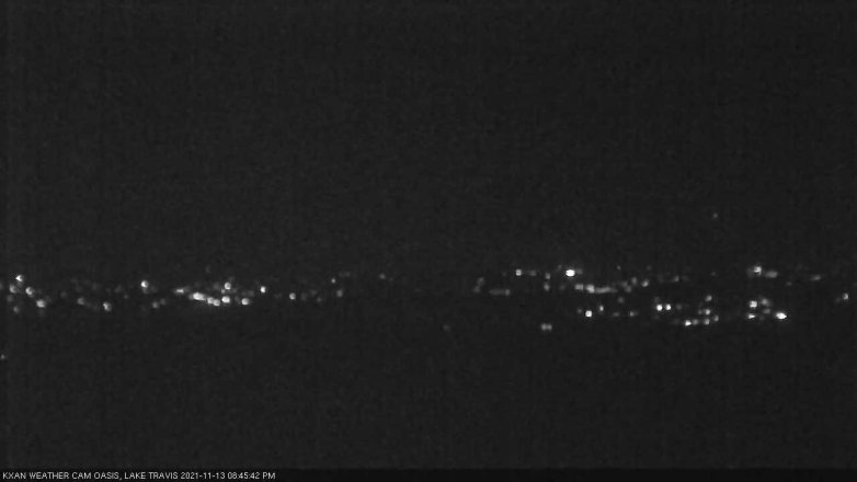 Lake Travis webcam, November 13, 2021 8:45 PM CT