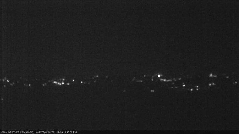 Lake Travis webcam, November 13, 2021 11:45 PM CT
