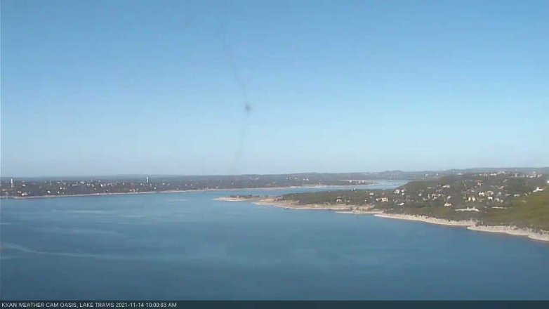 Lake Travis webcam, November 14, 2021 10:00 AM CT