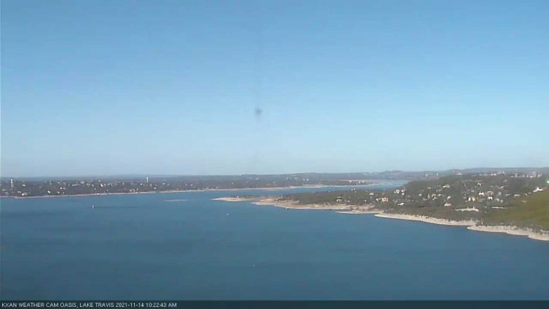 Lake Travis webcam, November 14, 2021 10:25 AM CT