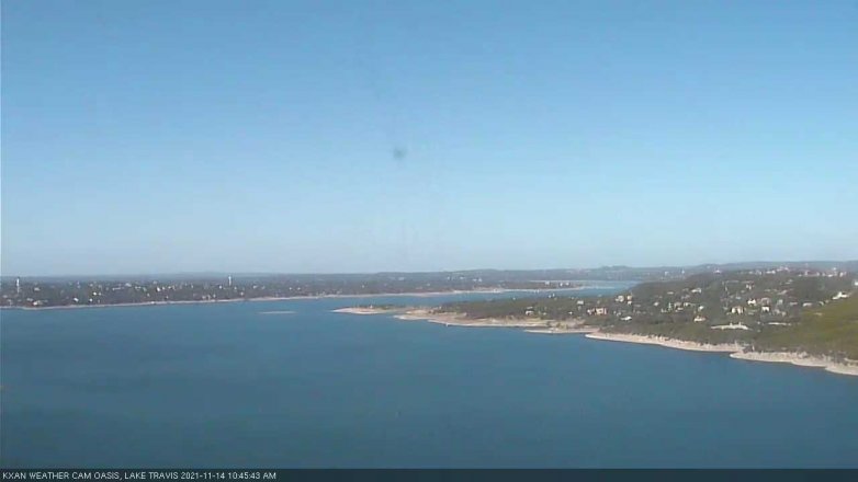 Lake Travis webcam, November 14, 2021 10:45 AM CT