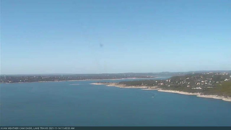 Lake Travis webcam, November 14, 2021 11:45 AM CT