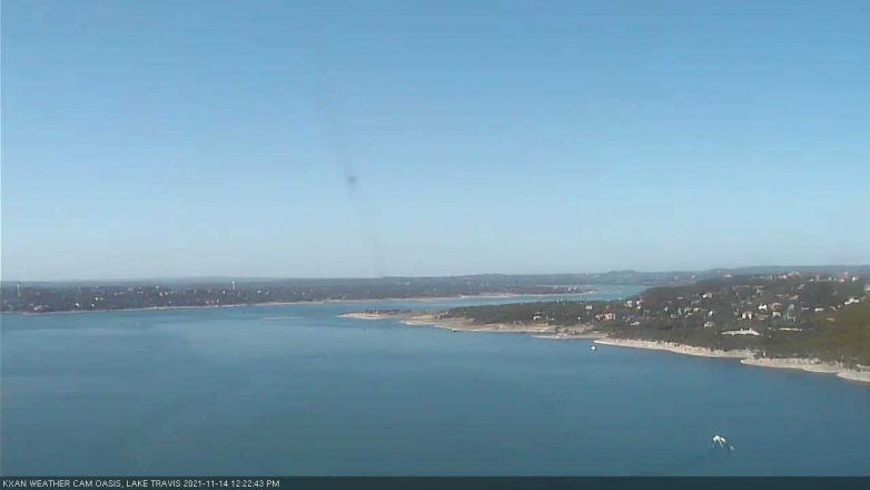 Lake Travis webcam, November 14, 2021 12:25 PM CT