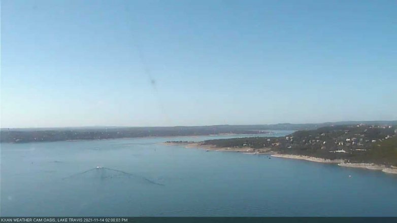 Lake Travis webcam, November 14, 2021 2:00 PM CT