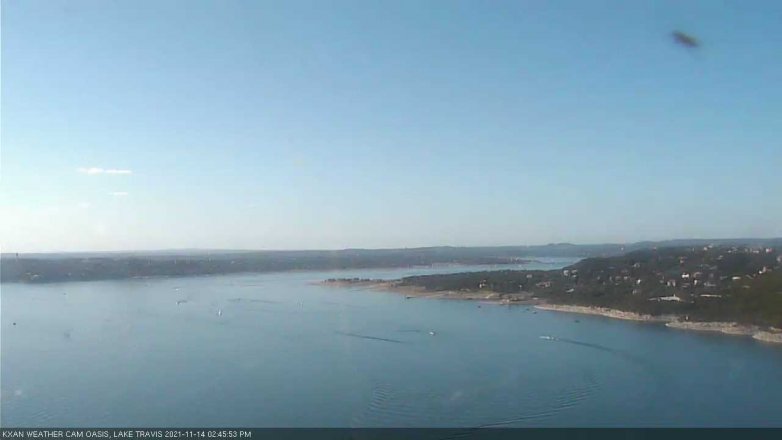 Lake Travis webcam, November 14, 2021 2:45 PM CT