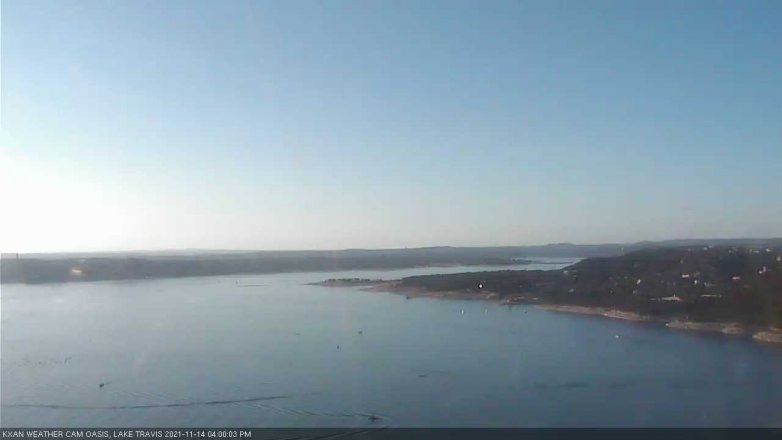 Lake Travis webcam, November 14, 2021 4:00 PM CT