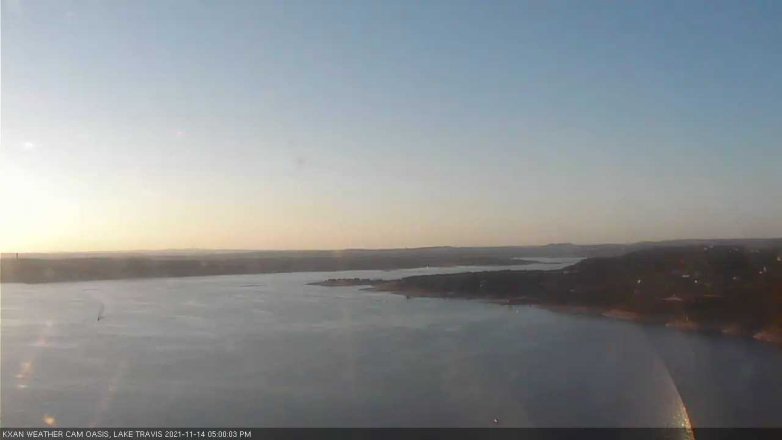 Lake Travis webcam, November 14, 2021 5:00 PM CT