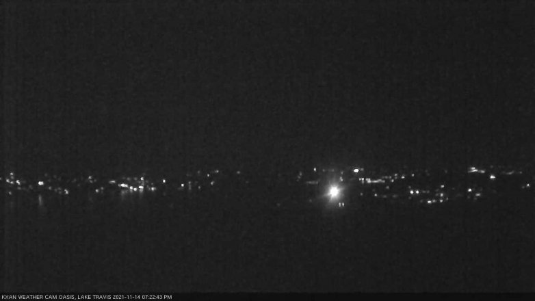 Lake Travis webcam, November 14, 2021 7:25 PM CT