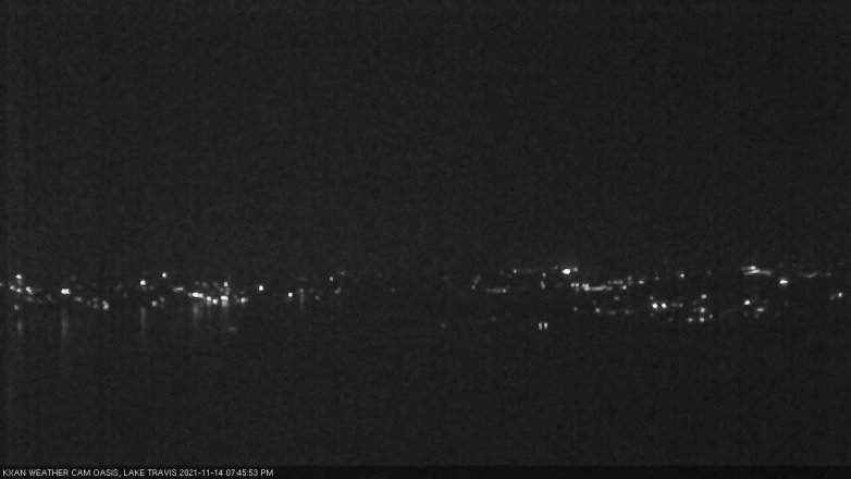 Lake Travis webcam, November 14, 2021 7:45 PM CT