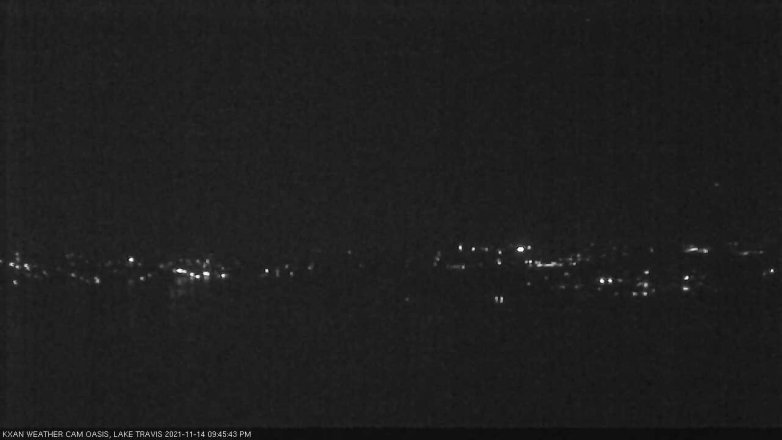 Lake Travis webcam, November 14, 2021 9:45 PM CT