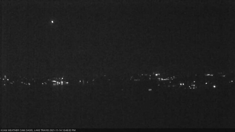 Lake Travis webcam, November 14, 2021 10:45 PM CT