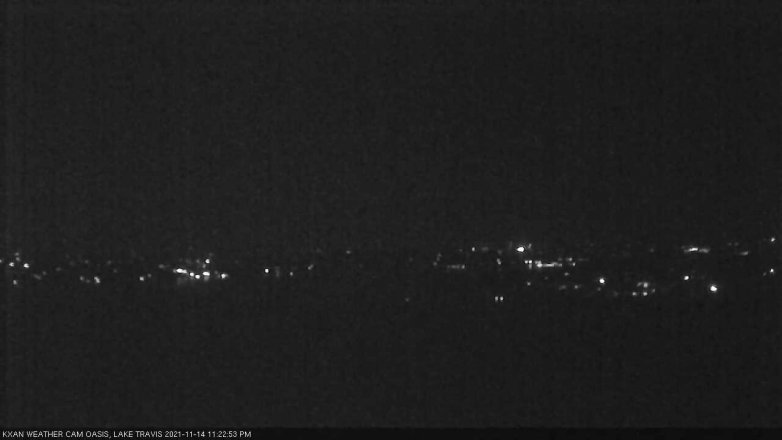 Lake Travis webcam, November 14, 2021 11:25 PM CT