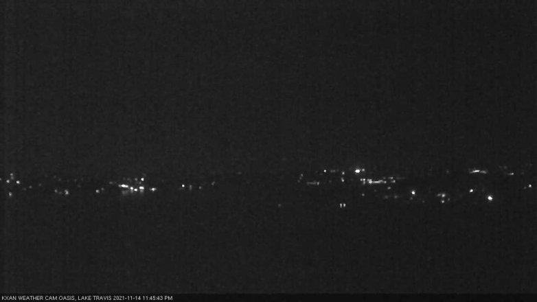 Lake Travis webcam, November 14, 2021 11:45 PM CT