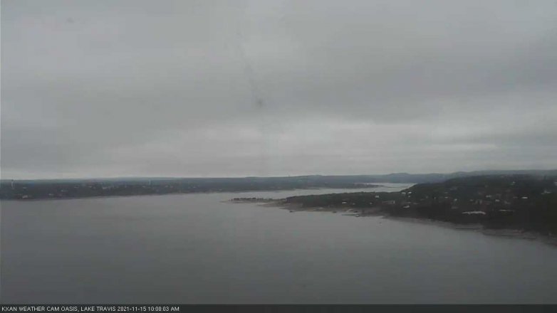 Lake Travis webcam, November 15, 2021 10:00 AM CT