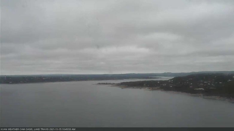 Lake Travis webcam, November 15, 2021 10:45 AM CT