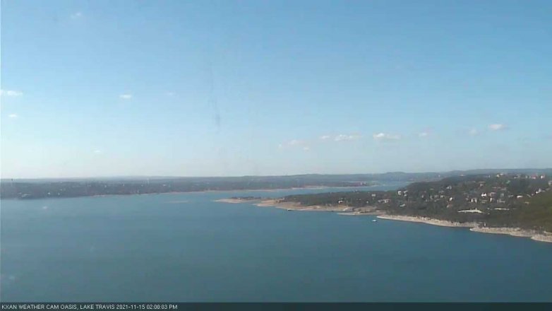 Lake Travis webcam, November 15, 2021 2:00 PM CT