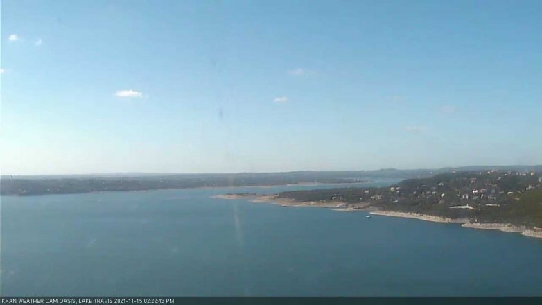 Lake Travis webcam, November 15, 2021 2:25 PM CT