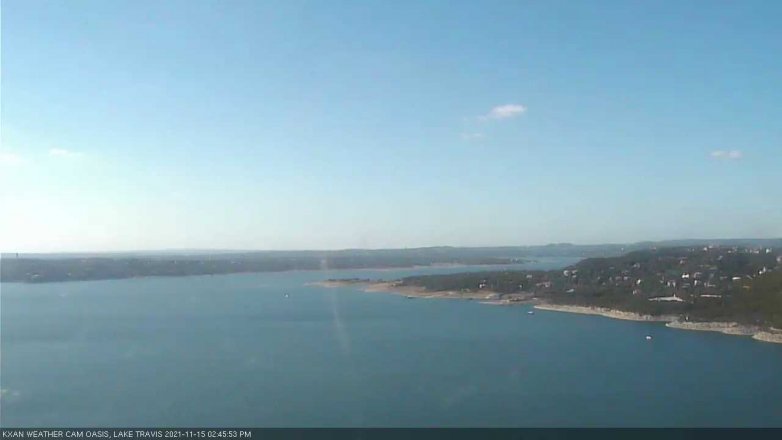 Lake Travis webcam, November 15, 2021 2:45 PM CT