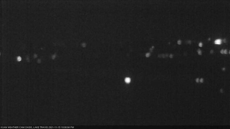 Lake Travis webcam, November 15, 2021 10:00 PM CT