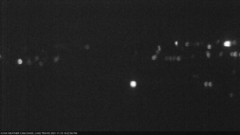 Lake Travis webcam, November 15, 2021 10:25 PM CT