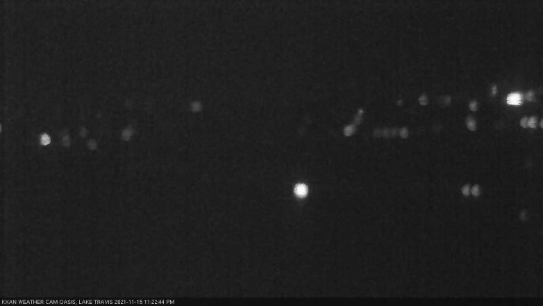 Lake Travis webcam, November 15, 2021 11:25 PM CT