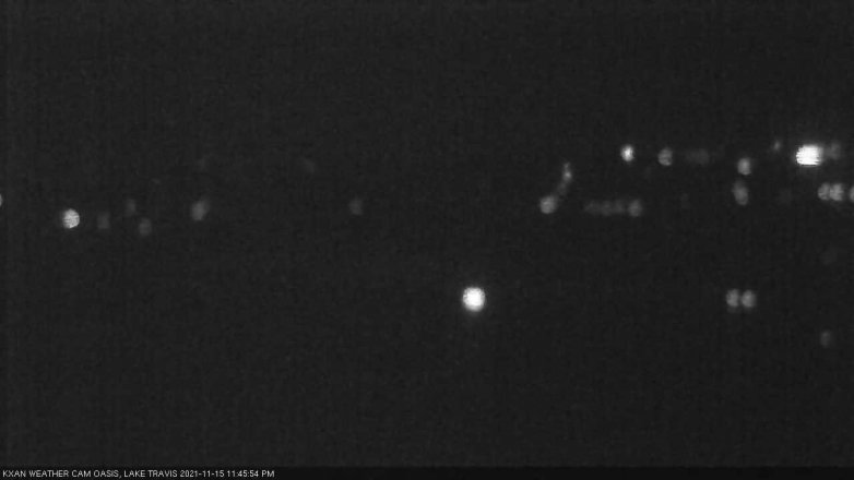 Lake Travis webcam, November 15, 2021 11:45 PM CT