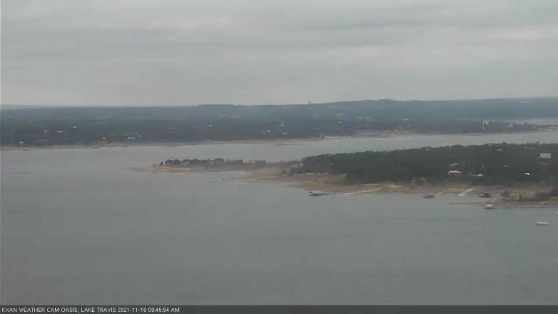 Lake Travis webcam, November 16, 2021 9:45 AM CT