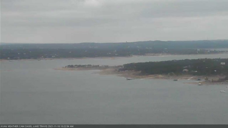 Lake Travis webcam, November 16, 2021 10:25 AM CT