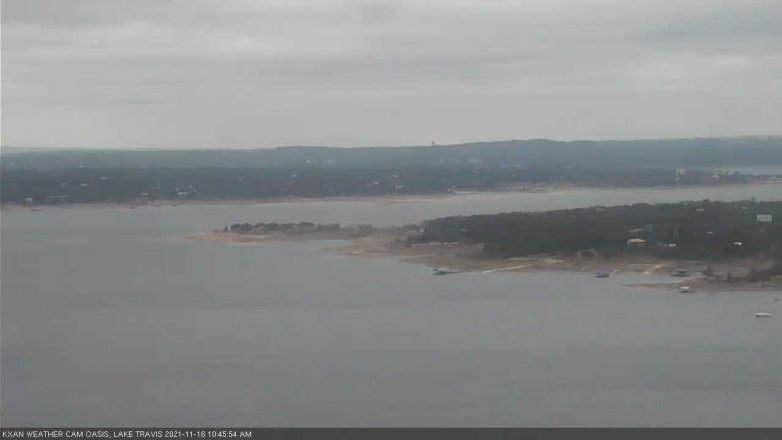 Lake Travis webcam, November 16, 2021 10:45 AM CT