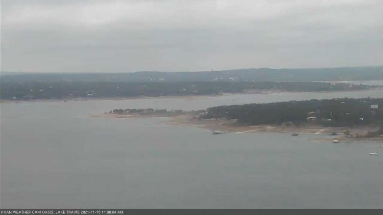 Lake Travis webcam, November 16, 2021 11:00 AM CT