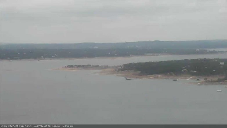 Lake Travis webcam, November 16, 2021 11:45 AM CT