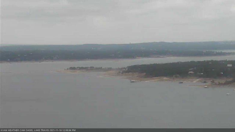 Lake Travis webcam, November 16, 2021 12:00 PM CT