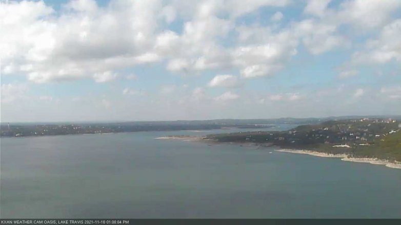 Lake Travis webcam, November 16, 2021 1:00 PM CT