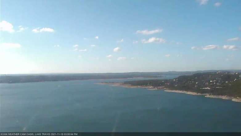 Lake Travis webcam, November 16, 2021 3:00 PM CT