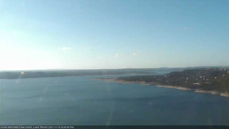 Lake Travis webcam, November 16, 2021 3:45 PM CT